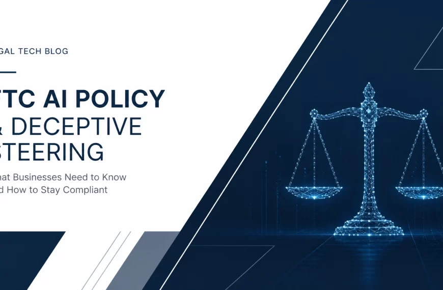 The FTC’s New Deceptive Steering Policy: Why AI Accuracy Is Becoming Every General Counsel’s Problem
